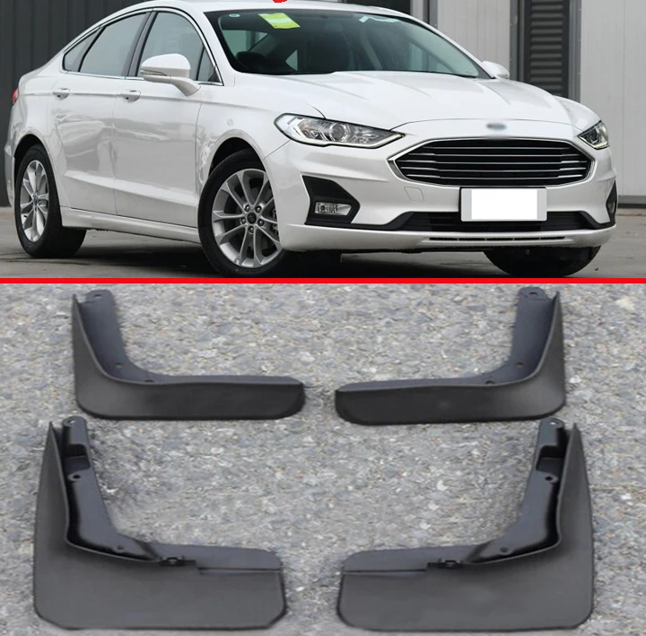Комплект литых брызговиков для Ford Fusion Mondeo 2013 2014 2015 2016 2017 2018 2019 брызговики переднее