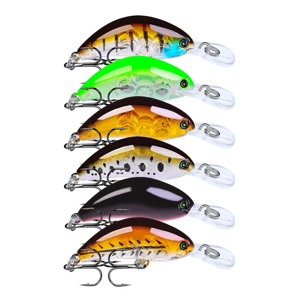 

2019 New 1PC Fishing Lures Plastic Hard Bass Baits Colors Minnow Lures YG034