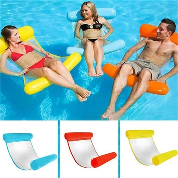 

Inflatable Pool Floating Water Hammock Float Lounger Floating Bed Chair Swimming Pool Inflatable Hammock Bed Party Water Toy