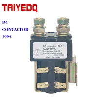 Электрический автомобиль постоянного тока контактор 12 В 24 в 36 в 48 в 60 в 72 В постоянного тока Электрический Dc контактор переключатель 100A