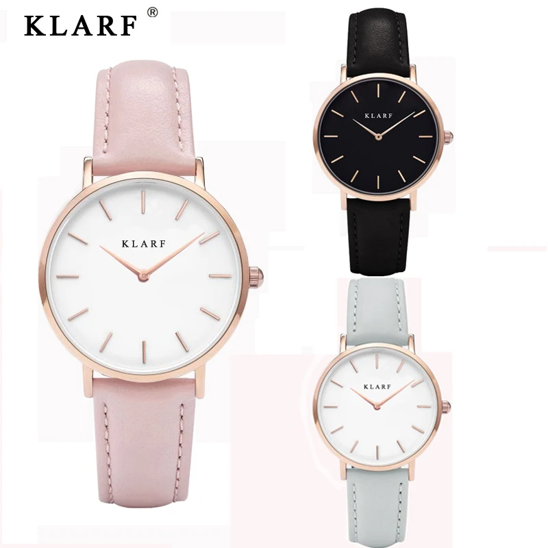 

KLARF 2019 Fashion Wrist Watch Women Watches Ladies Top Brand Famous Quartz Watch Female Clock Relogio Feminino Montre Femme
