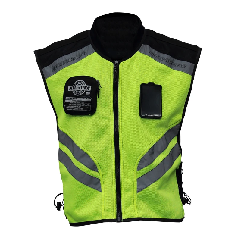 

Riding Tribe Motorcycle Jackets Reflective Vest Street Road Motocross Body Armour Protection Jackets Summer Protective Gear