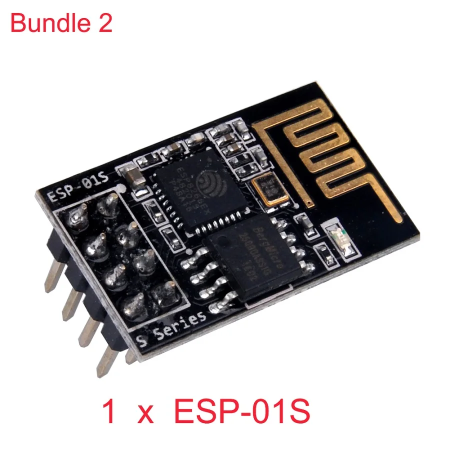 RCmall ESP8266 ESP-01S серийный wifi беспроводной приемопередатчик модуль/ESP-01 Breakout плата макет адаптер PCB FZ2400 FZ2178 - Цвет: Bundle 2