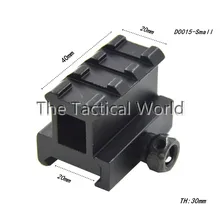 Тактический охотничий высокий профиль стояк база Область Крепления Адаптер кронштейн для 20 мм Пикатинни Вивер рейка из алюминиевого сплава стояк Крепление