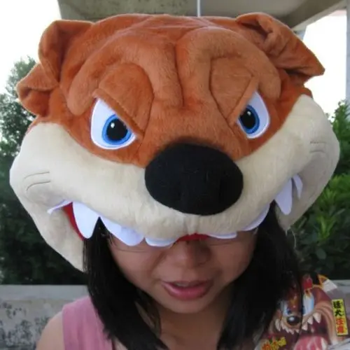

Bulldog Dog Manga Costume Cosplay Cap Hat Plush NEW
