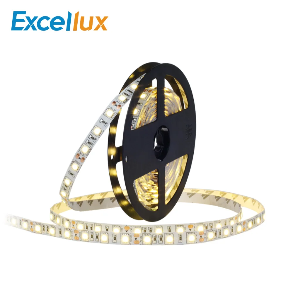 #Best One roll 5M LED STRIP Light High Brightness Flexible DC12V 60leds M Led strip lamp IP20 No waterproof for Home Holiday DIY