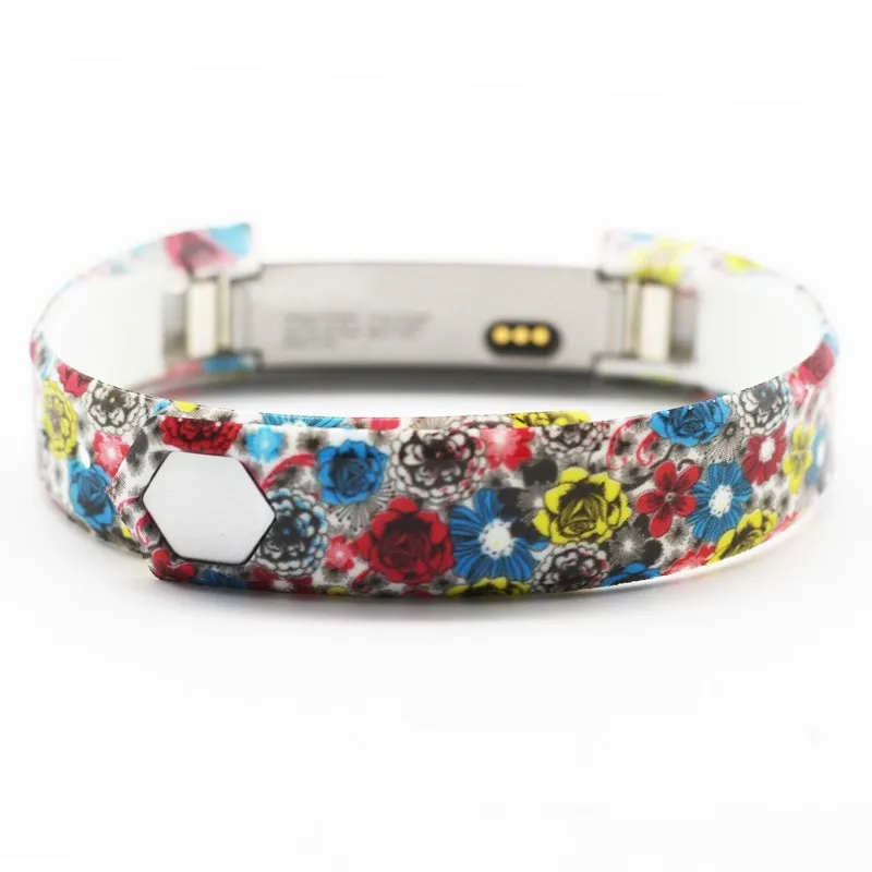 Patterns Large & Small Silicone Fitbit Alta Wristbands Sports Smart DIY Watch Bands Bracelet Strap Replacement in 20 Colors (47)