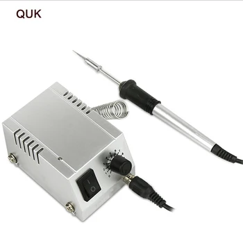 

QUK EU/US 220V/110V Soldering Station Electronic Welding Iron Thermoregulator Soldering Iron Hot Air Desoldering Gun Welding Too