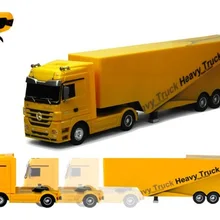 Пульт дистанционного управления автомобиля Съемный Детский Электрический Большой Rc контейнер грузовик прицеп радио беспроводная Игрушечная модель грузовика со звуком и музыкой