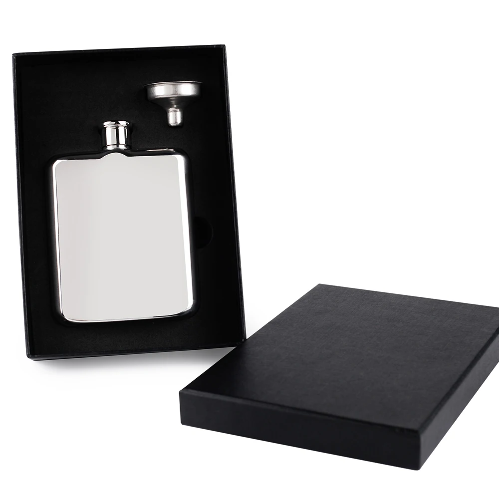

Mealivos Portable Stainless Steel Hip Flask Whiskey Flagon Alcohol Wine Bottle Flask Set with Funnel