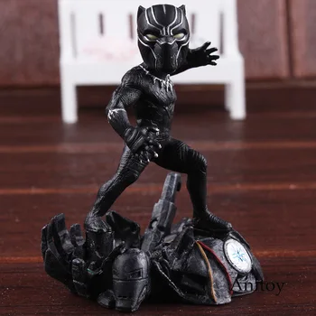 

Marvel Comic Marvel Black Panther Figure Toy Action Figure Little Version Figurine Statue 9cm