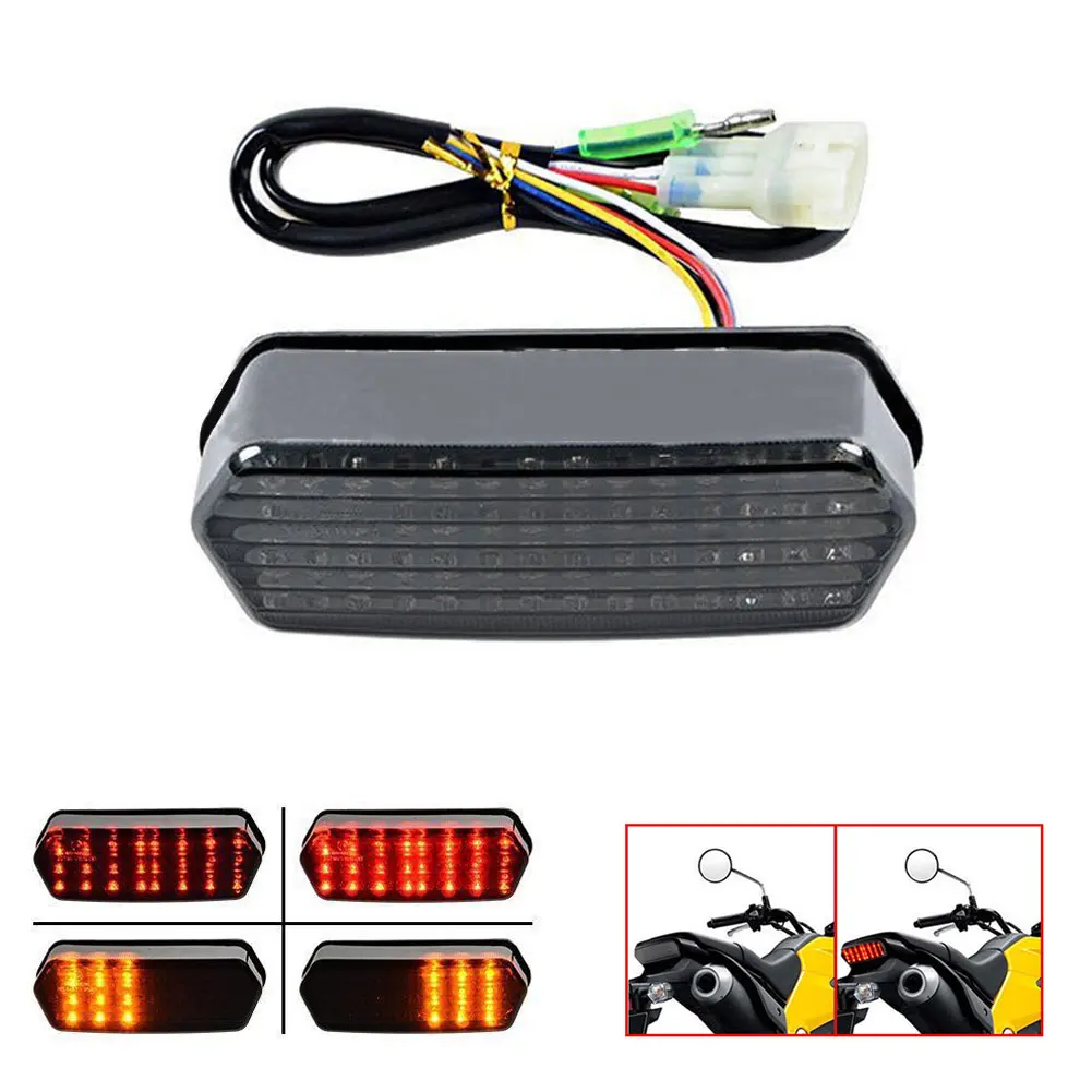 Tail Turn Signal Brake Light 12V Motorcycle Accessories Rear Light