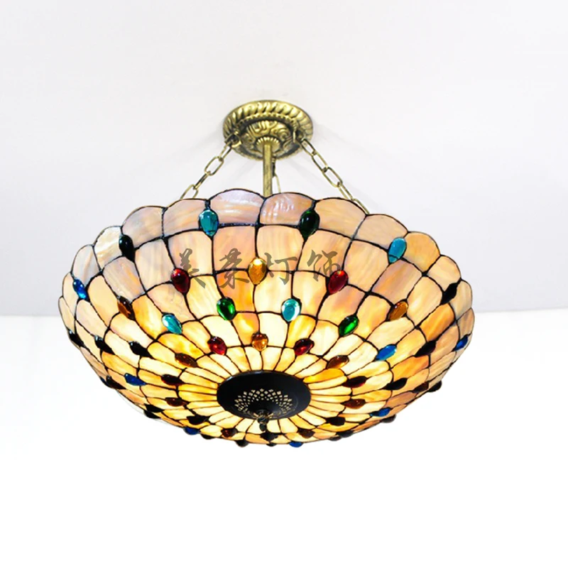 modern Shell pendant light Multicolour fashion rustic light lamp shell