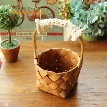 

2018 NEW FREE SHIPPING Korean Style Hand made Workmanship Lace Wicker Storage Basket,Hydrangea Floral Set