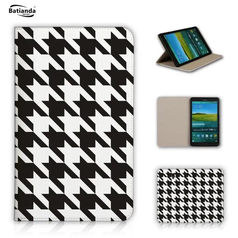 Classical font b Tartan b font Pattern Pu Leather Tablet Case Cover For Samsung Galaxy Tab