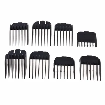 

8Pcs Universal Hair Clipper Limit Comb Guide Attachment Size Barber Replacement