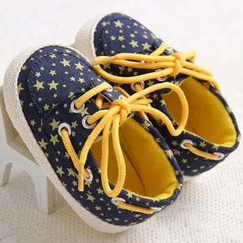 

Spring and Autumn style newborn baby shoes baby girl boy printed dot soft bottom casual shoes toddler toddler shoes