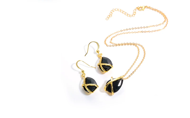 AYAYOO Jewelry Sets Turkish Gold Color African Beads Jewelry Set For Women Imitation Crystal Cheap Wedding Dubai Jewelry Sets (3)