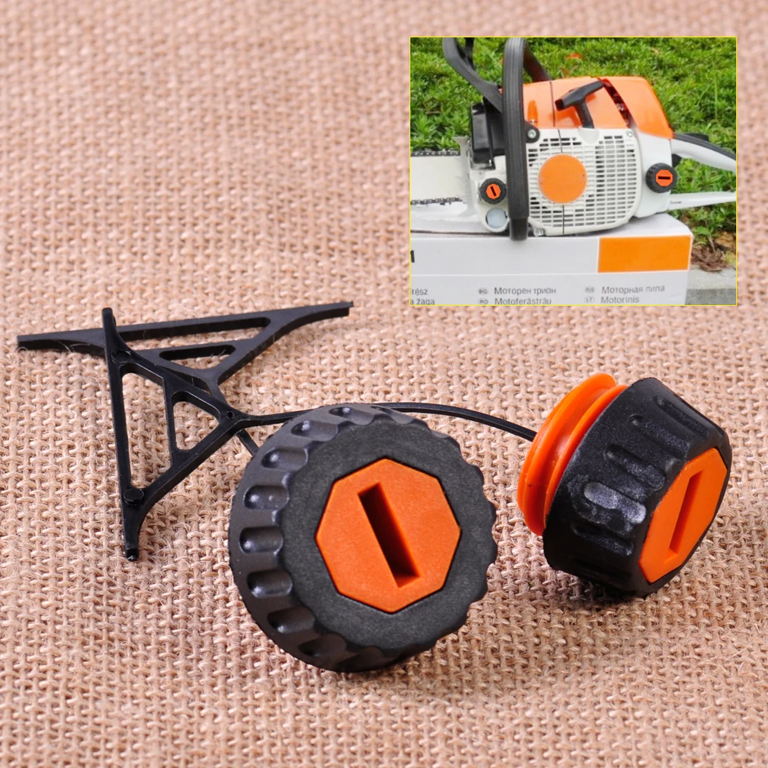 

LETAOSK High Quality Gas Fuel Cap & Oil Cap fit for Stihl 020 021 023 024 025 026 028 034 036 038 048