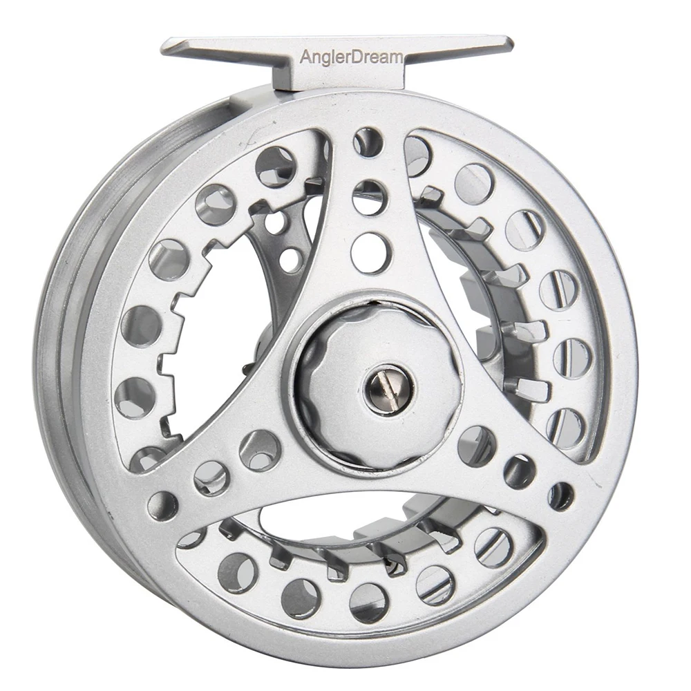 ANGLER DREAM AnglerDream 1 2 3 4 5 6 7 8WT Fly Reel with Line Combo Large Arbor Aluminum Fly Fishing Reels 