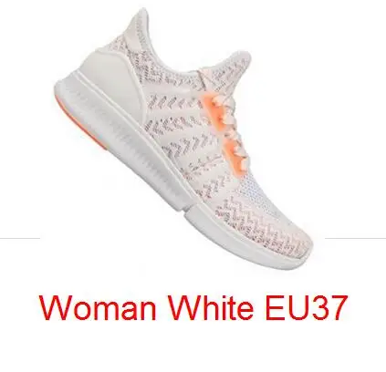 Xiaomi Mijia спортивная обувь, кроссовки Высокое качество Профессиональный Мода IP67 Водонепроницаемый поддержка смарт-чип не входит в комплект - Цвет: Woman white EU37