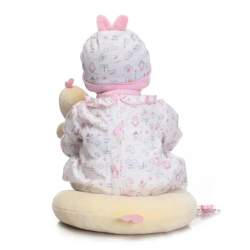 NPK Мягкий силиконовый винил reborn baby doll игрушки Реалистичные прекрасные Новорожденные куклы для девочек модные подарки на день рождения для детей