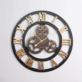 

Nordic creative antique wood digital wall clock modern design clocks wall home decor farmhouse wall watches dropshipping