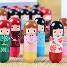 240 шт/партия buah alam губ lucu kartun kimon boneka бальзам для губ, Bergizi perbaikan pelembab lipstik