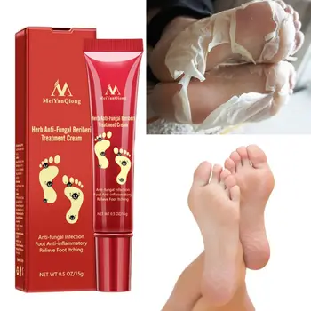 

15g Natural Plant Herbal Anti-Fungal Bacteria Treatment Cream Moisturizer Feet Ointment Relieving Itching Skin Cleaner Foot Care