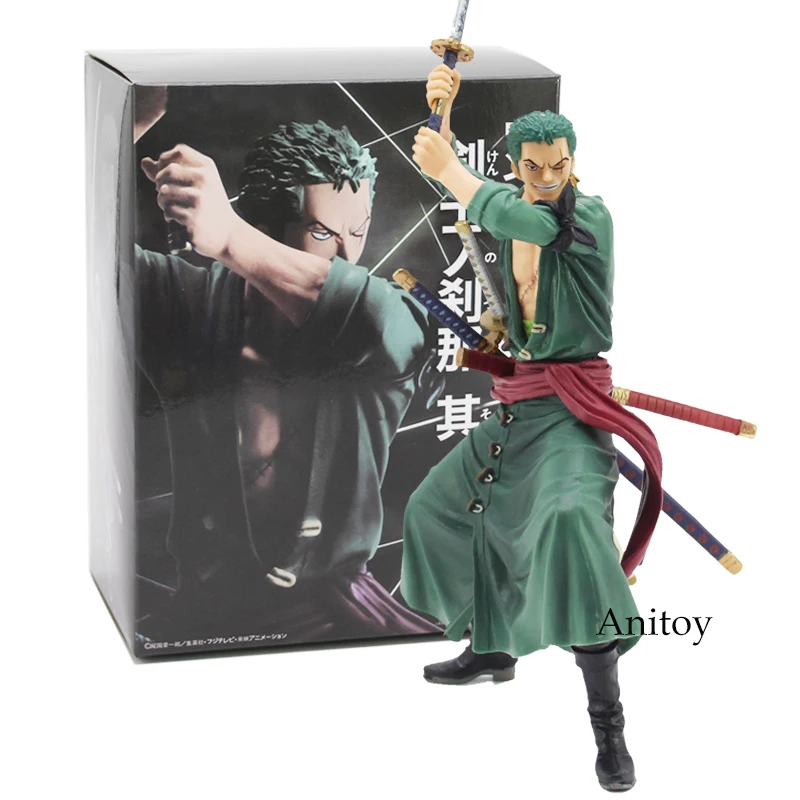 

Anime One Piece Swordman Vol.1 Roronoa Zoro Doll PVC Action Figure Collectible Model Toy 17cm figurine zoro