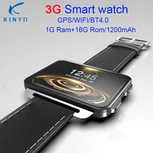 Kinyo Fashion 3G GPS Smartwatch 2.2inch Android 5.1 MTK6580 1.3GHz 1GB+16GB Smart Watch BT 4.0 Wearable Devices For Boyfriend