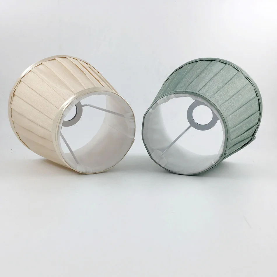 

DIA 15.5cm best Small table lampshades, Green color modern bedroom lamp shades, E14