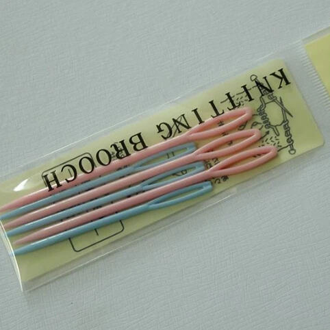 Professional 6PCS 7/9cm Plastic Safe Suture Needle Weave Education Training Sewing Knitting Cross Stitch Knit Needles
