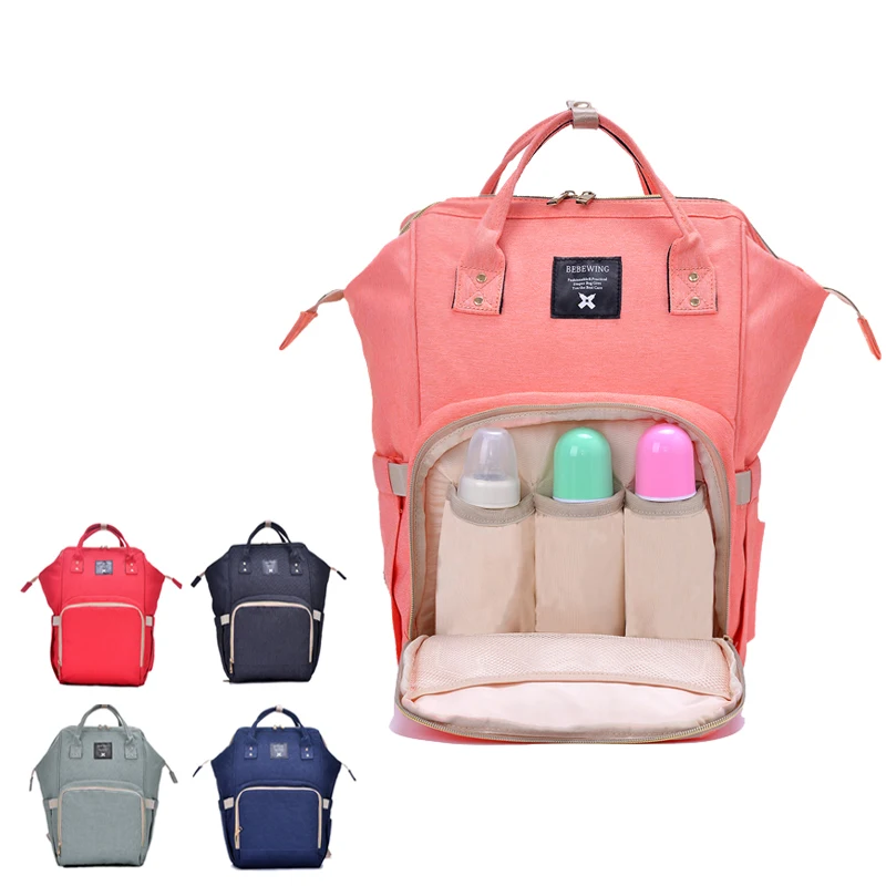 

Nappy Backpack Bag Mummy Large Capacity Bag Mom Baby Multi-function Waterproof Outdoor Travel Diaper Bags For babies care