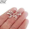 ZXZ 30pcs Tree Leaf Branch Chandelier Connector Charms for Necklace Jewelry Making Findings ► Photo 3/4