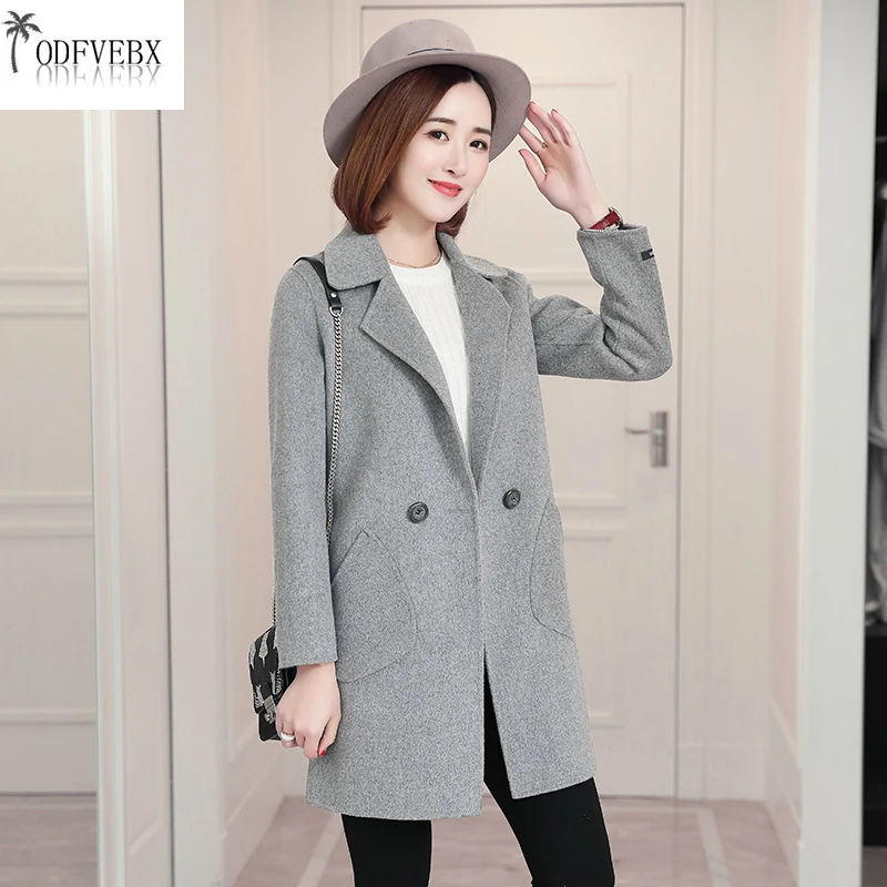 New Double Sided 100% Wool Coats Female Long Plus Size Casual 2019 Fashion Jacket Lady Slim Boutique Women Woolen Coat Clothes New Double Sided 100% Wool Coats Female Long Plus Size Casual 2019 Fashion Jacket Lady Slim Boutique Women Woolen Coat Clothes