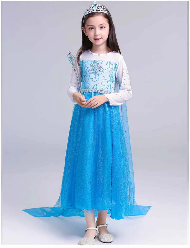 New Year`s Costum For Girls Toddler Novelties Sparkle Aisha Elsa Princess Costume Girl Christmas Party Dress Halloween Cosplay  