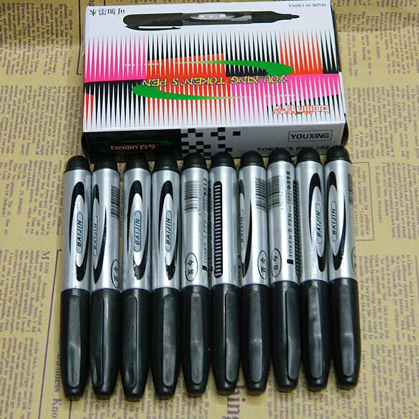 

1pcs Sketch Marker Pen Alcohol Marker Pen Permanent Pen Logistics Supplies Markers(Black)