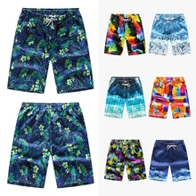 Мужские пляжные брюки, быстросохнущие пляжные шорты для плавания, серфинга, плавания, водных видов спорта, дышащие свободные шорты для плавания