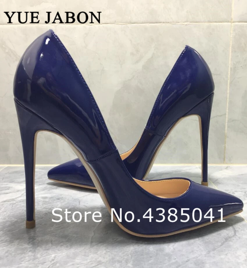 dark blue heels wedding