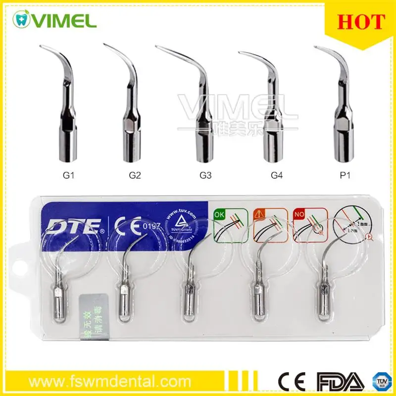 

Dental Equipments Scaler Accessories Satelec Scaler Tips