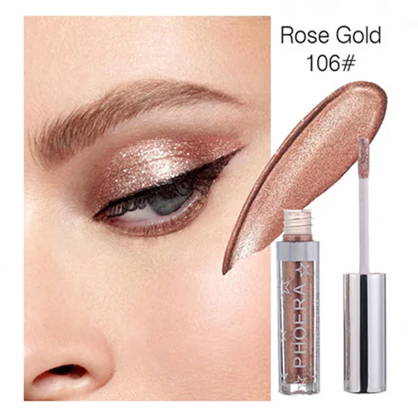 

2.5ml Glitter Eyeshadow Liquid Waterproof Makeup Shimmer Eye Shadow Cosmetics @ME88