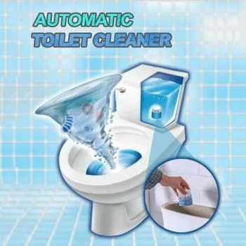 

Automatic Toilet Cleaner Magic Flush Bottled Helper Blue Bubble Toilet Cleaner -Drop