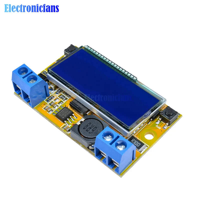 Высокая производительность преобразования! DC-DC 3а STN lcd понижающий модуль питания регулируемый 5-23 В до 0-16,5 в понижающий ток напряжения