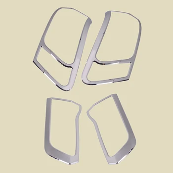

beler Chrome Rear Tail Light Lamp Cover Trim Sticker Decoration Frame Fit for Jeep Grand Cherokee 2014-2016 Exterior Accessories