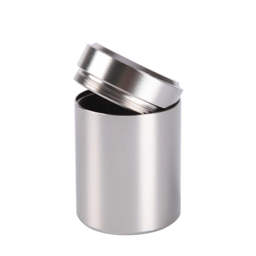 Aluminum Herb Stash Jar Black Stash Jar Airtight Smell Proof Container 