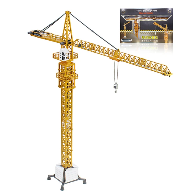 Alloy tower crane tower model heavy crane engineering vehicle children