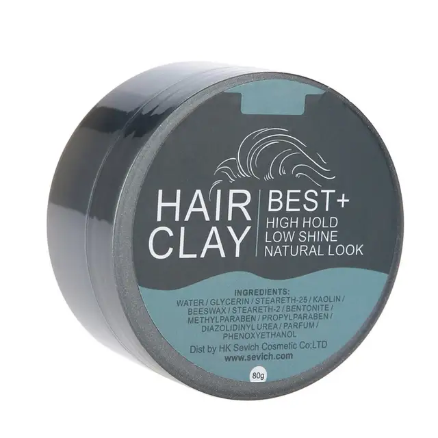 80g Natural Hair Wax Water Based Men Diy Matte Hair Clay Hair