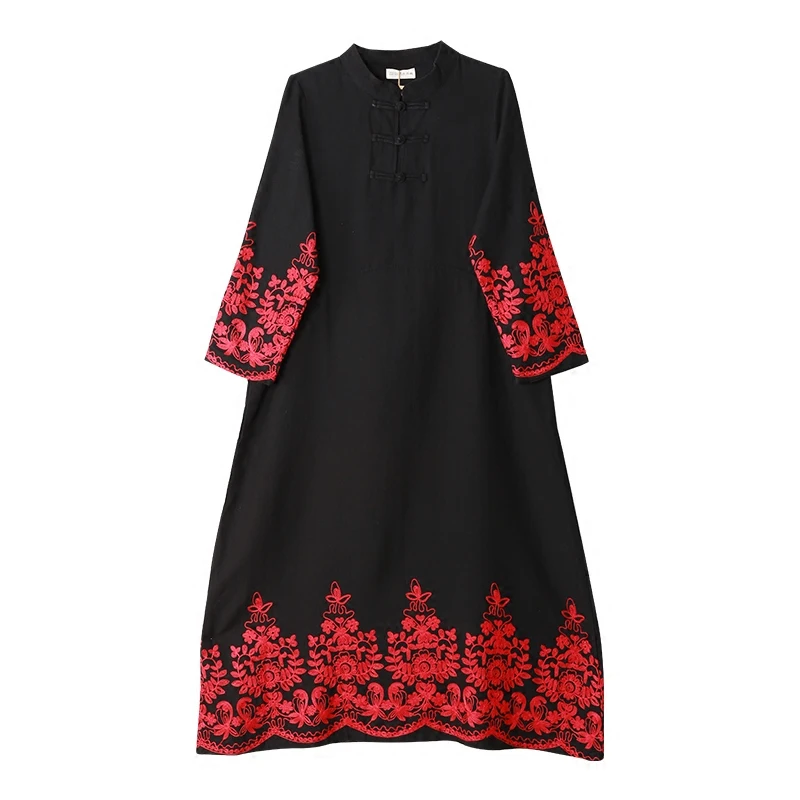 Хлопковое платье макси с цветочной вышивкой и длинным рукавом|floral maxi|maxi dressfloral maxi