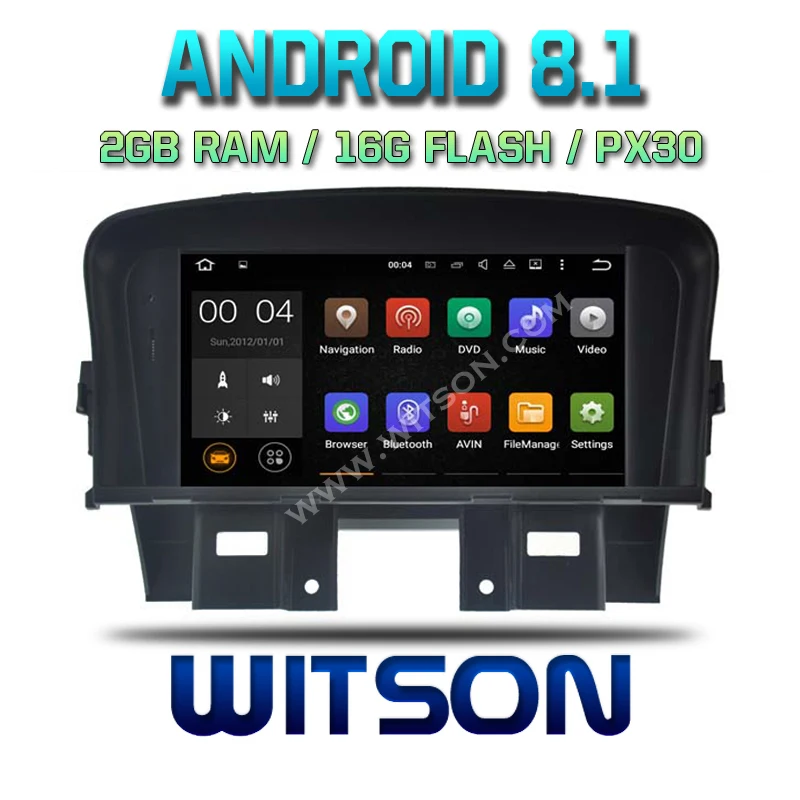 

WITSON Android 8.0/ 8.1 RK SYTSEM Qcta core(eight core) Car Dvd GPS Player For CHEVROLET CRUZE 2008-2011 4G RAM 32G ROM IPS
